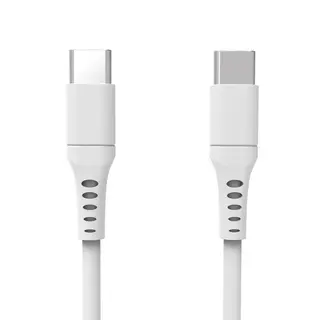 Produktfoto för Gear Laddkabel USB-C till USB-C 2.0 3m Kabel Vit