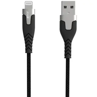 Produktfoto för GEAR PRO Charging Cable USB-A to Lightning C89 1.5m - Black Kevlar