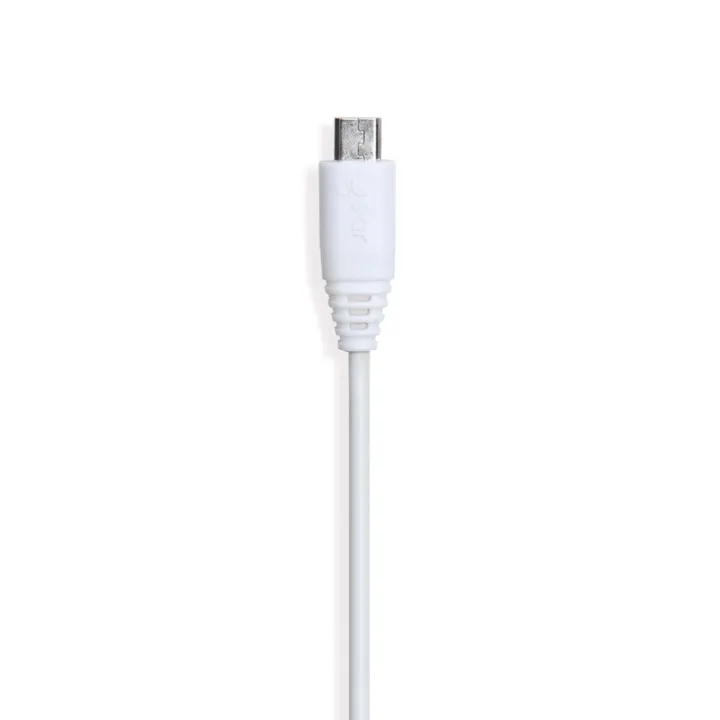 Alternativ bild 0 för Gear Rund Laddkabel MicroUSB till USB-A 0.3m Vit