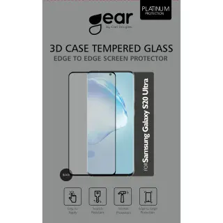 Produktfoto för GEAR Skärmskydd Samsung S20 Ultra svart