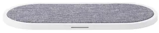 Produktfoto för GEAR Trådlös Dual QI Laddare USB-C 2x10W Slim Textil