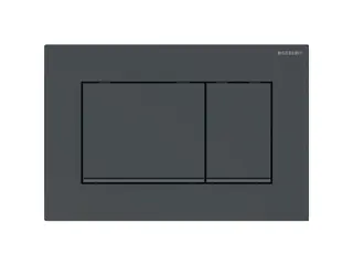 Produktfoto för Geberit 115.883.DW.1, Spolplatta, Svart, Geberit, 246 mm, 12 mm, 164 mm