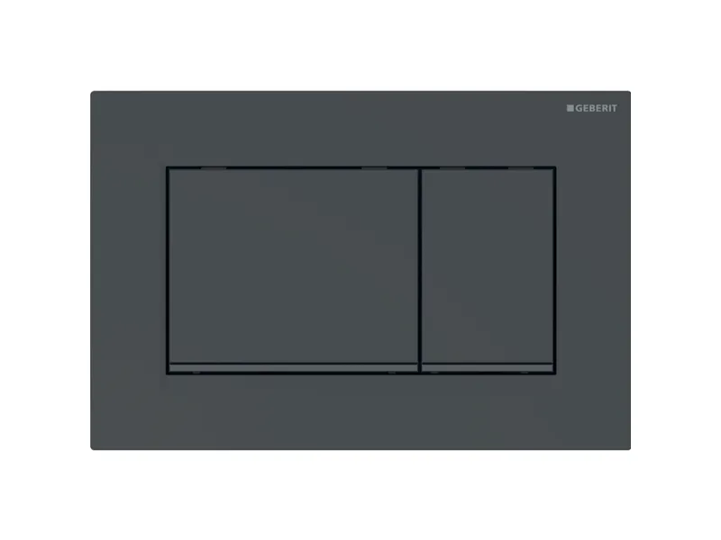 Alternativ bild 0 för Geberit 115.883.DW.1, Spolplatta, Svart, Geberit, 246 mm, 12 mm, 164 mm