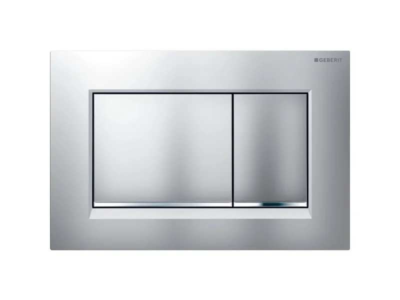 Alternativ bild 0 för Geberit 115.883.JQ.1, Spolplatta, Röd, Krom, Geberit, 246 mm, 12 mm, 164 mm