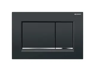 Produktfoto för Geberit 115.883.KM.1, Spolplatta, Svart, Krom, Geberit, 246 mm, 12 mm, 164 mm