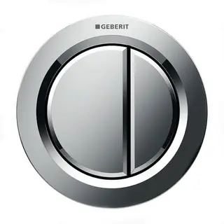 Produktfoto för Geberit betj. Omega01 2skyl Kr - fjernudlösning pneumatisk - Blankforkromet