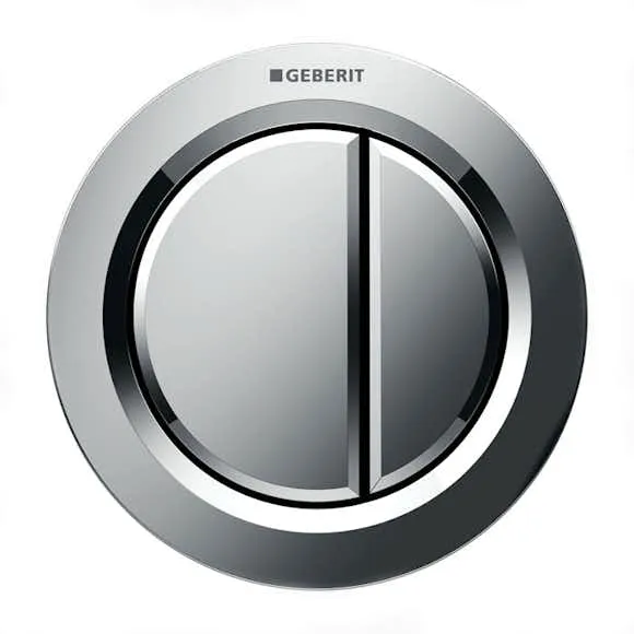 Alternativ bild 0 för Geberit betj. Omega01 2skyl Kr - fjernudlösning pneumatisk - Blankforkromet
