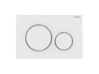 Produktfoto för Geberit kontrollplatta Sigma20 - dubbelspolande vit