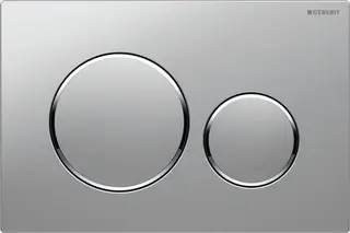 Produktfoto för Geberit manöverpanel Sigma20 - dubbelt infälld matt finish