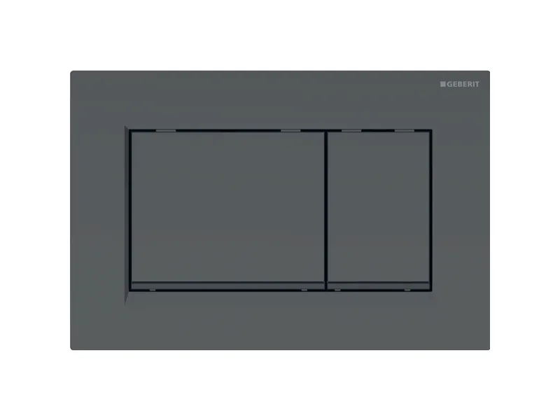 Alternativ bild 0 för Geberit Sigma30 serviceplatta - 246x164x12mm svart