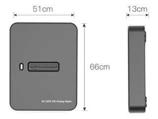Produktfoto för Gembird DD-U3M2 - SSD-dockningsstation - M.2 - M.2 Card (PCIe NVMe & SATA) - USB 3.2 (Gen 2) - svart
