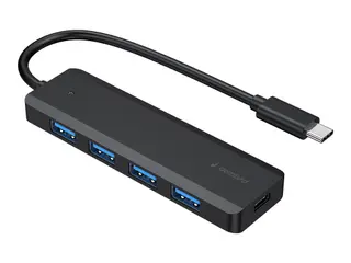 Produktfoto för Gembird UHB-CM-U3P4P-01 - hub - type-C - 4 ports USB Hub - 4 porte - Svart