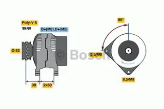 Produktfoto för Generator Bosch