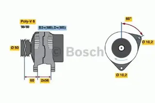 Produktfoto för Generator Bosch