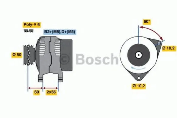 Alternativ bild 0 för Generator Bosch