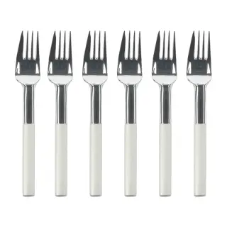 Produktfoto för Gense Cake fork Nobel 15.2 cm 6 pcs. Matt/Blank steel