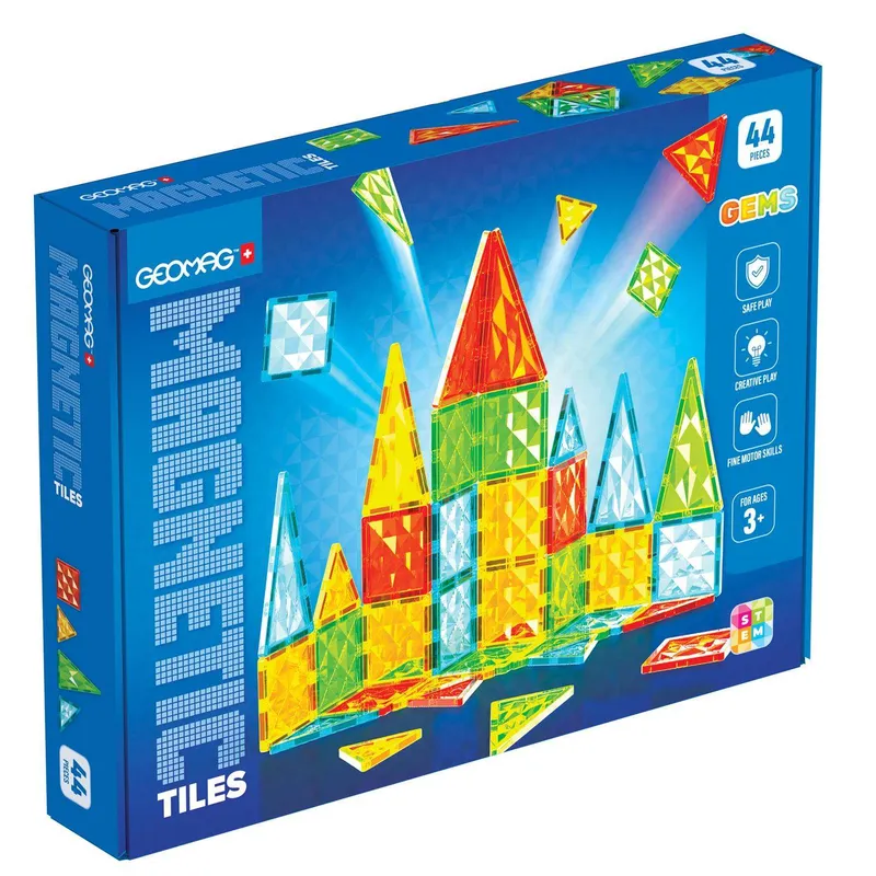 Bild 1 för Geomag Gems 44 magnetic tiles