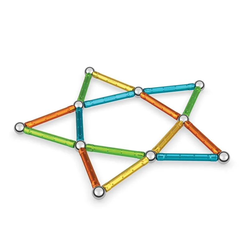 Bild 2 för Geomag Gems Magnetiskt Byggset 52 Delar