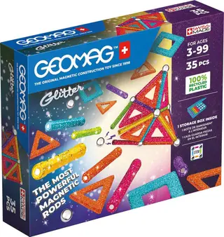 Produktfoto för Geomag Glitter Recycled 35 st.