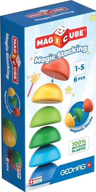 Produktfoto för Geomag Magicube Magic Stacking 6-delar