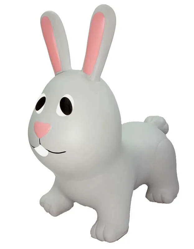 Alternativ bild 0 för Gerardos Toys hoppdjur, kanin grå