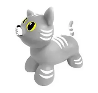 Produktfoto för Gerardos Toys hoppleksak, katt grå