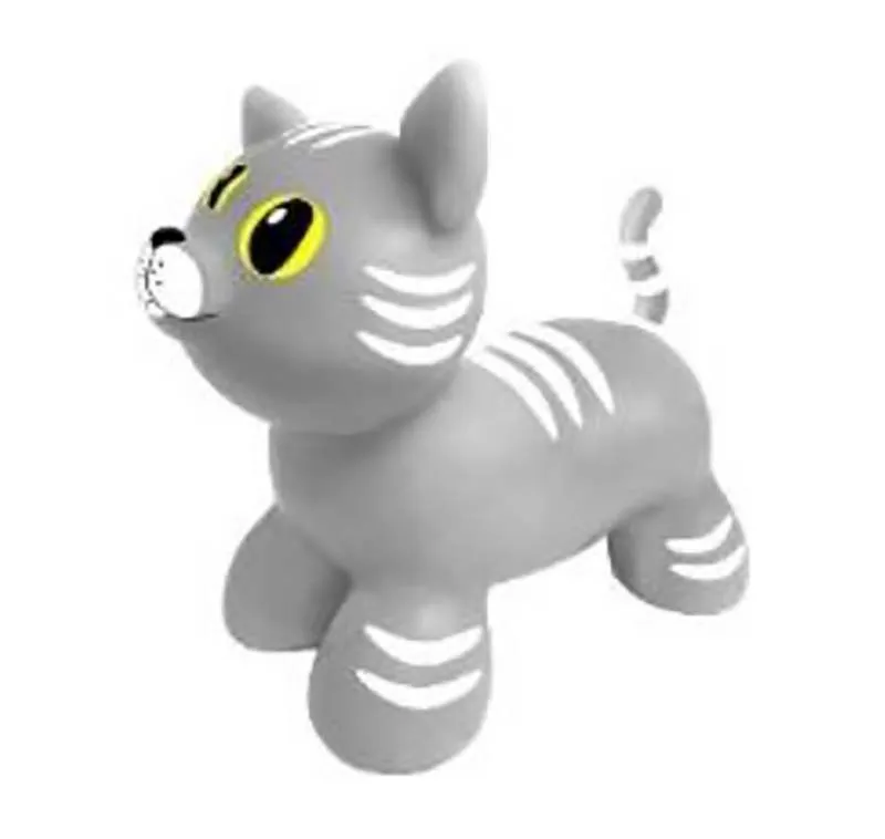 Alternativ bild 0 för Gerardos Toys hoppleksak, katt grå