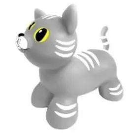 Produktfoto för Gerardos Toys hoppleksak, katt grå
