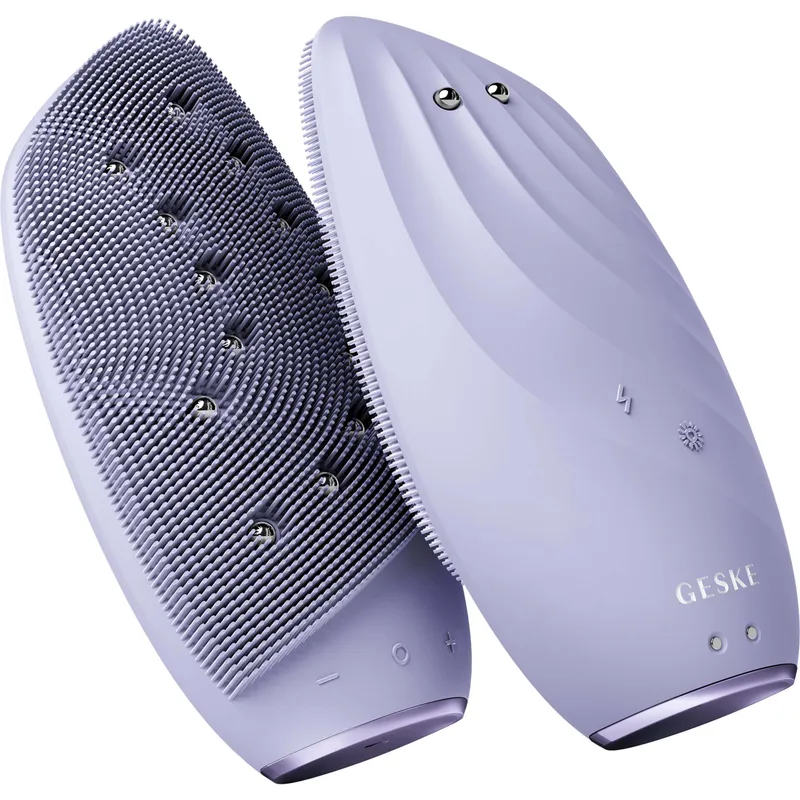 Bild 2 för GESKE Sonic Thermo Facial Brush & Face-Lifter 8 in 1 Purple