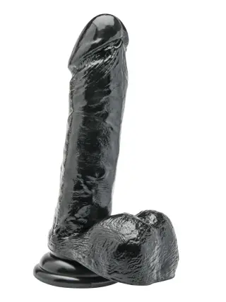 Produktfoto för Get Real Svart Dildo 19 cm
