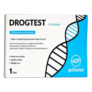 Produktfoto för Get Tested Drogtest 4-combo