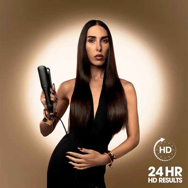 Bild 3 för ghd Chronos Max Wide Plate Hair Straightener Black