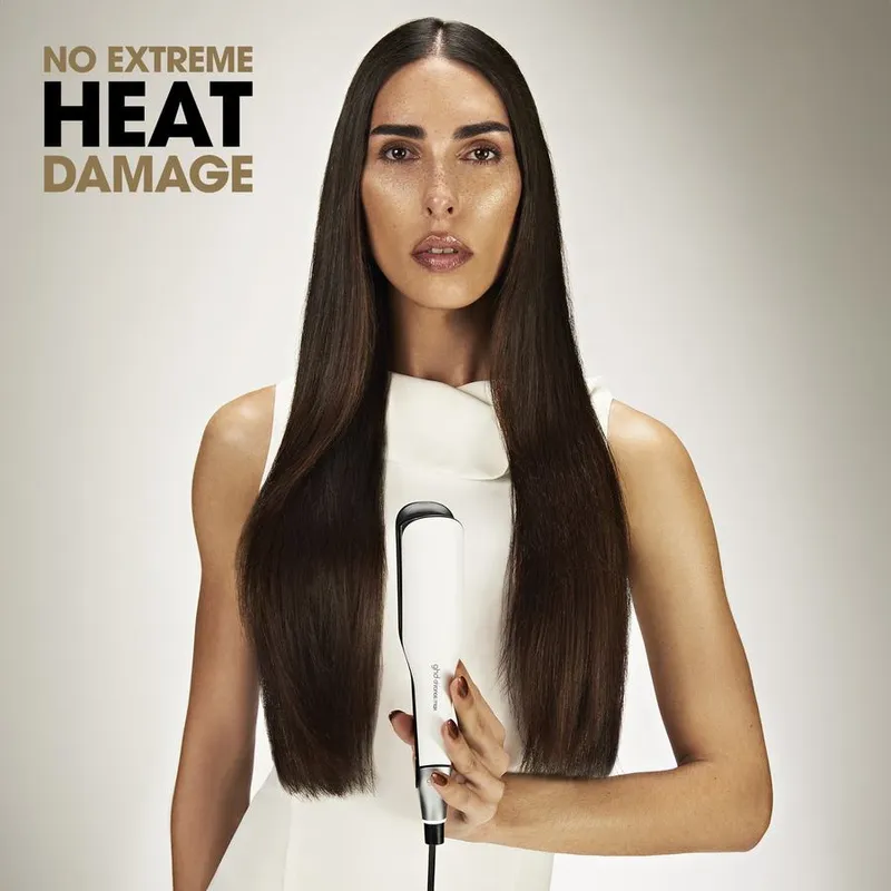 Bild 7 för ghd Chronos Max  Wide Plate Hair Straightener White
