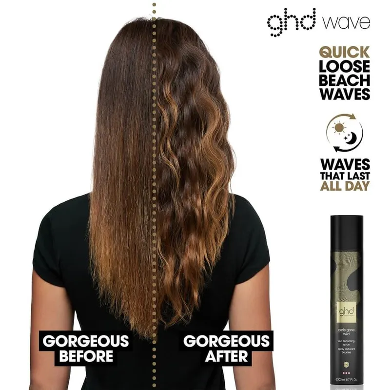 Bild 2 för ghd Curls Gone Wild Heat Protect Texturing Spray - 200 ml