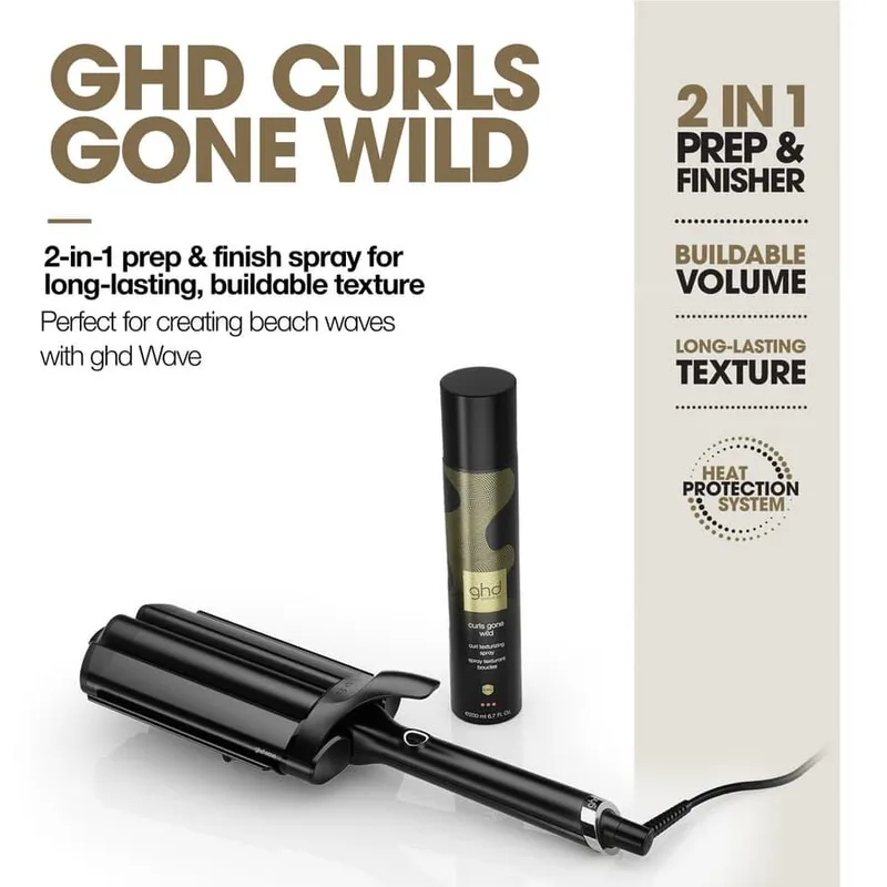 Bild 5 för ghd Curls Gone Wild Heat Protect Texturing Spray - 200 ml