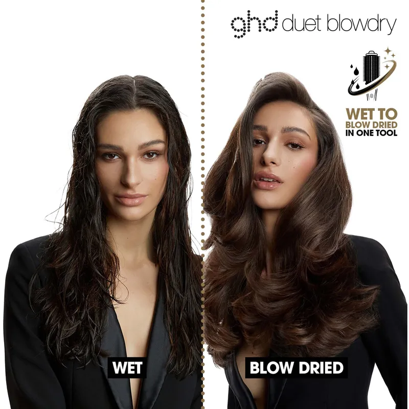 Bild 2 för ghd Duet Blow Dry - 2-in-1 Hair Dryer Brush Black