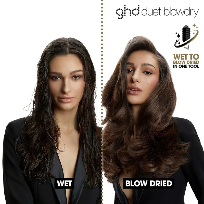 Bild 3 för ghd Duet Blow Dry - 2-in-1 Hair Dryer Brush White