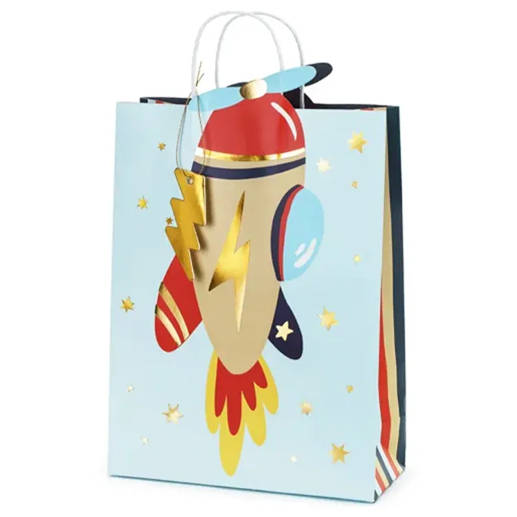Alternativ bild 0 för Gift bag Airplane 10x24x35.5cm