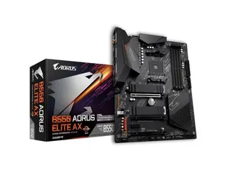 Produktfoto för GIGABYTE B550 AORUS ELITE AX V2 Moderkort - AMD B550 - AMD AM4 socket - DDR4 RAM - ATX
