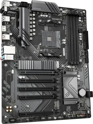 Produktfoto för Gigabyte B550 EAGLE WIFI6 - Moderkort - ATX - Socket AM4 - AMD B550 Chipuppsättning - USB-C 3.2 Gen 1, USB 3.2 Gen 2, USB 3.2 Gen 1 - Bluetooth, Wi-Fi 6E, Gigabit LAN - inbyggda grafiken (CPU krävs) - HD-ljud (8 kanaler)