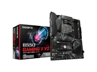 Produktfoto för Gigabyte B550 Gaming X V2, AMD, Uttag AM4, AMD Ryzen™ 3, 2nd Generation AMD Ryzen™ 3, 3rd Generation AMD Ryzen™ 3, AMD Ryzen™ 5, 2nd..., Uttag AM4, 128 GB, DDR4-SDRAM