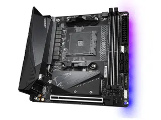 Produktfoto för GIGABYTE B550I AORUS PRO AX Moderkort - AMD B550 - AMD AM4 socket - DDR4 RAM - Mini-ITX