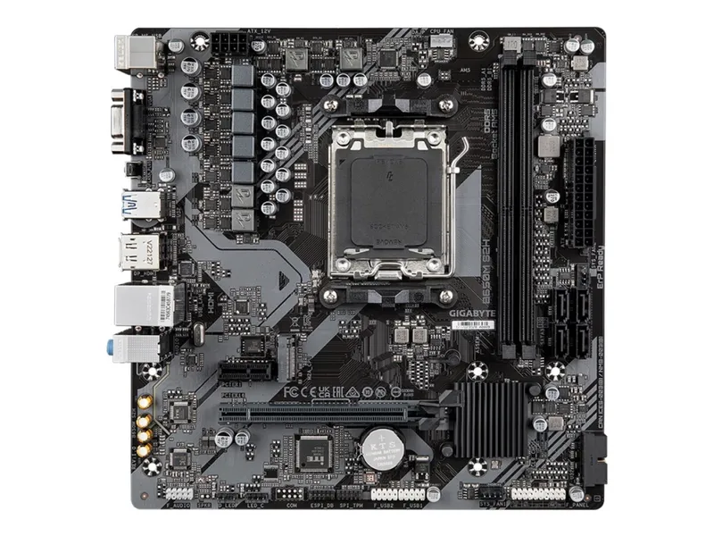 Alternativ bild 0 för GIGABYTE B650M S2H Moderkort - AMD B650 - AMD AM5 socket - DDR5 RAM - Micro-ATX