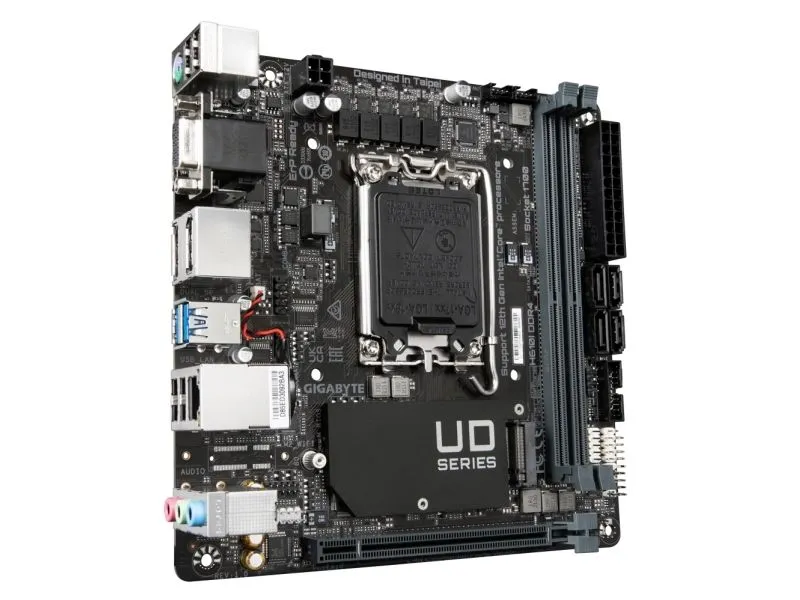 Alternativ bild 0 för GIGABYTE H610I DDR4 Moderkort - Intel H610 - Intel LGA1700 socket - DDR4 RAM - Mini-ITX