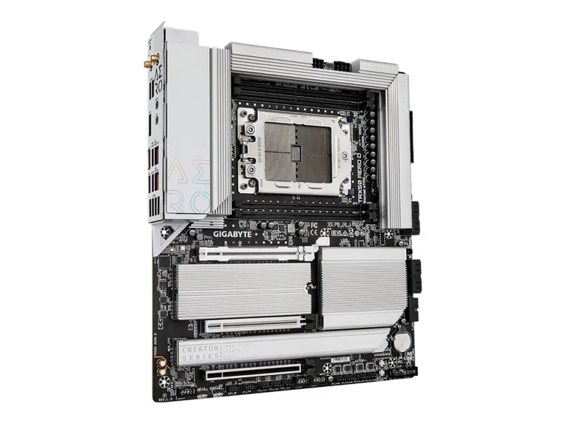Alternativ bild 0 för GIGABYTE TRX50 AERO D Moderkort - AMD TRX50 - AMD sTR5 socket - DDR5 RAM - Extended ATX