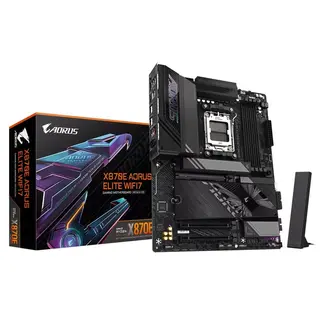 Produktfoto för Gigabyte X870E A ELITE WIFI7 AM5 ATX MB - AMD Socket AM5 (Ryzen Zen4) (X870E A ELITE WIFI7)