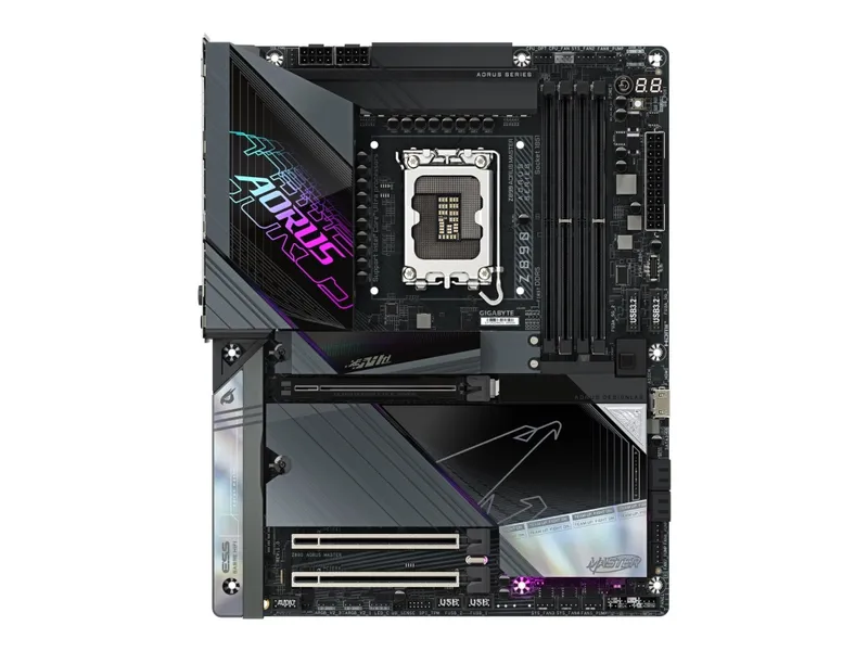 Alternativ bild 0 för GIGABYTE Z890 AORUS MASTER Moderkort - Intel Z890 - Intel LGA1851 socket - DDR5 RAM - ATX
