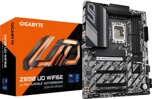 Alternativ bild 0 för GIGABYTE Z890 UD WIFI6E Moderkort - Intel Z890 - Intel LGA1851 socket - DDR5 RAM - ATX
