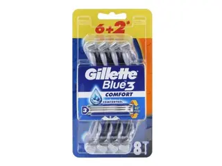 Produktfoto för GILLETTE_Blue 3 Comfort disposable razors for men 8pcs