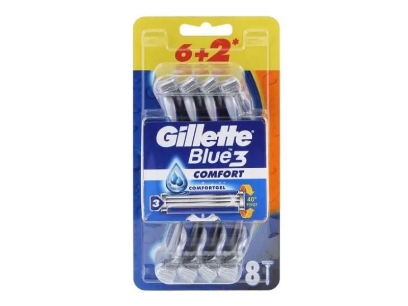 Alternativ bild 0 för GILLETTE_Blue 3 Comfort disposable razors for men 8pcs